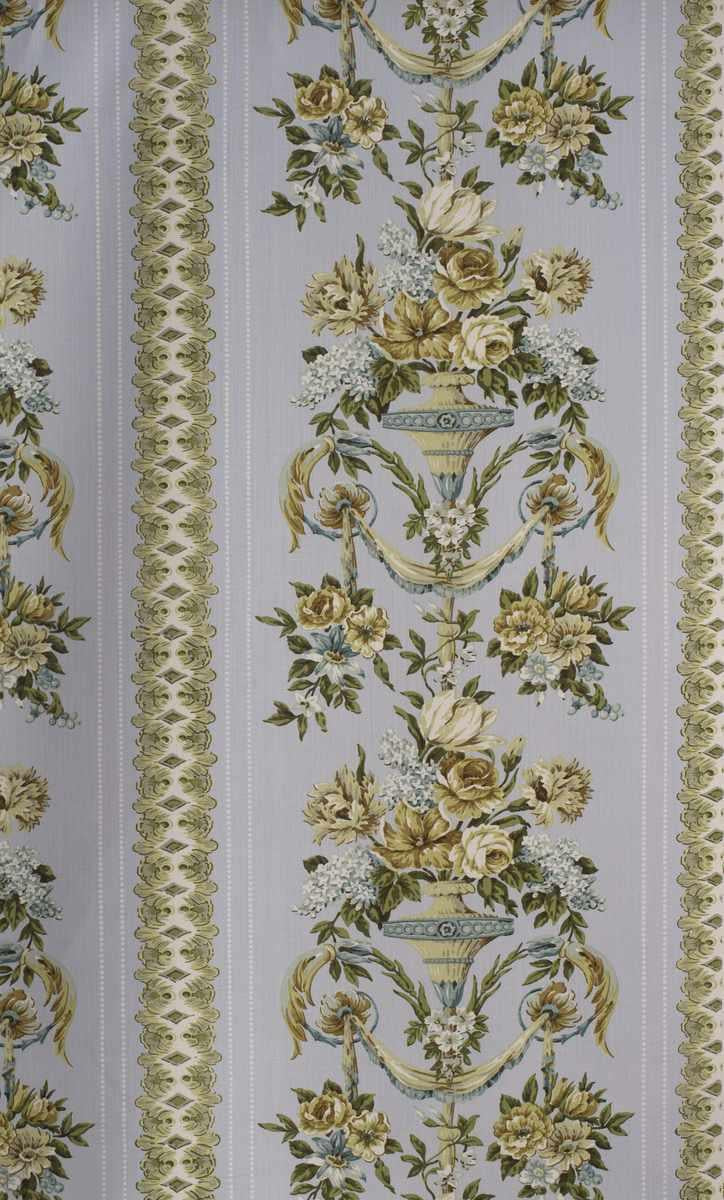 Versailles Floral Linen Stripe