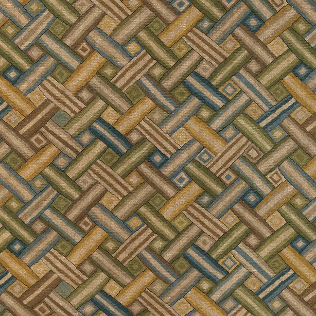 Lattice Strap Linen Document Print