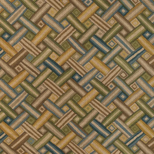 Lattice Strap Linen Document Print