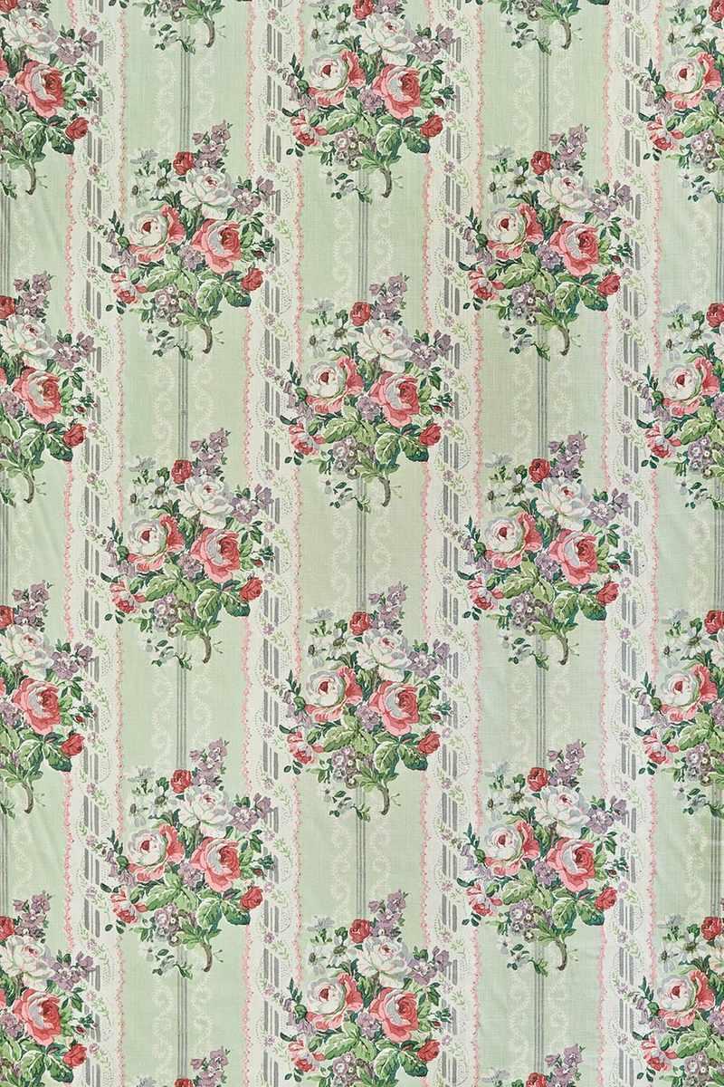 Westminster Floral Linen Stripe