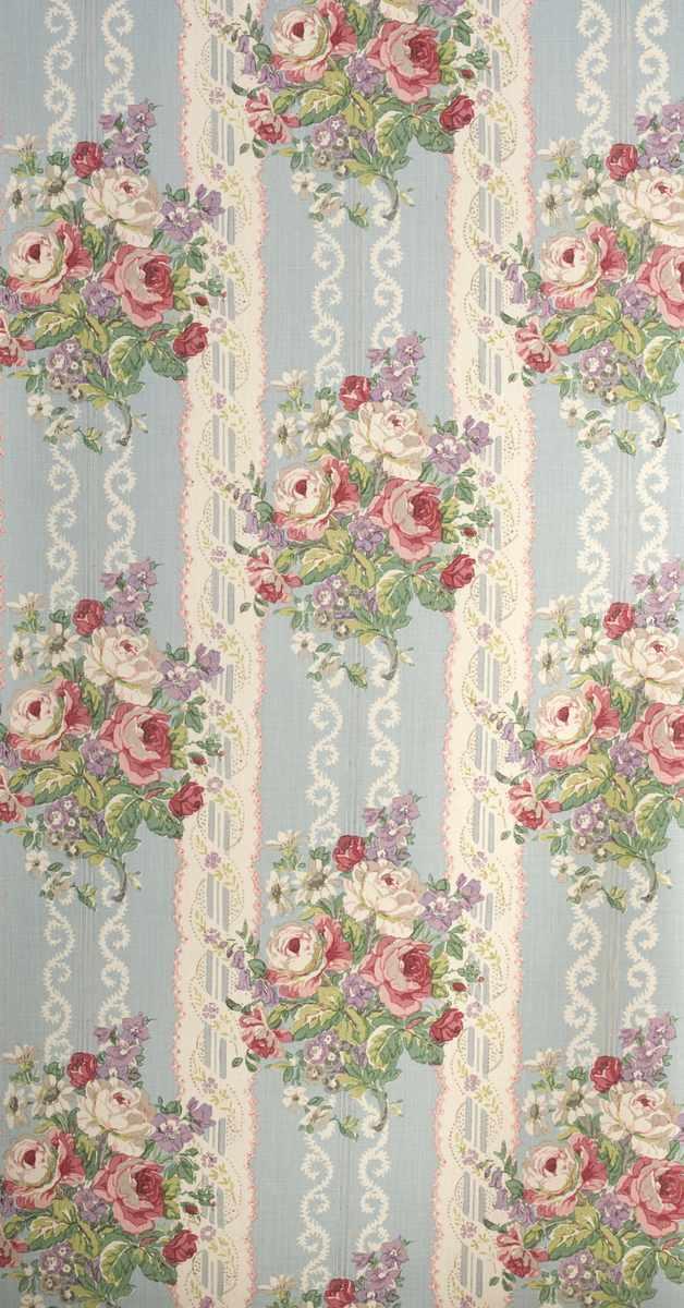 Westminster Floral Linen Stripe
