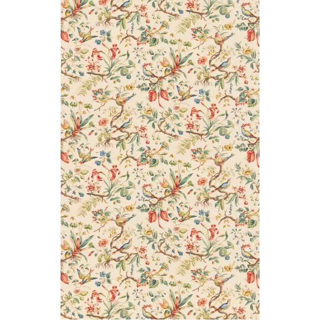 Kentwell Cotton Bird & Flora Print