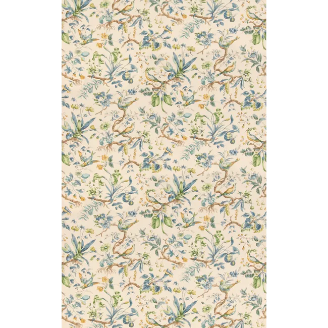 Kentwell Cotton Bird & Flora Print