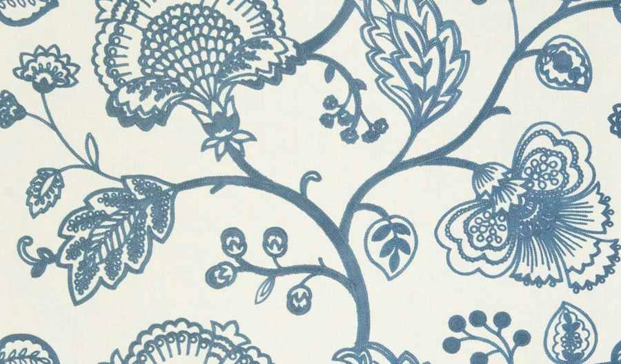 05692 Cotton Floral Crewel Embroidery